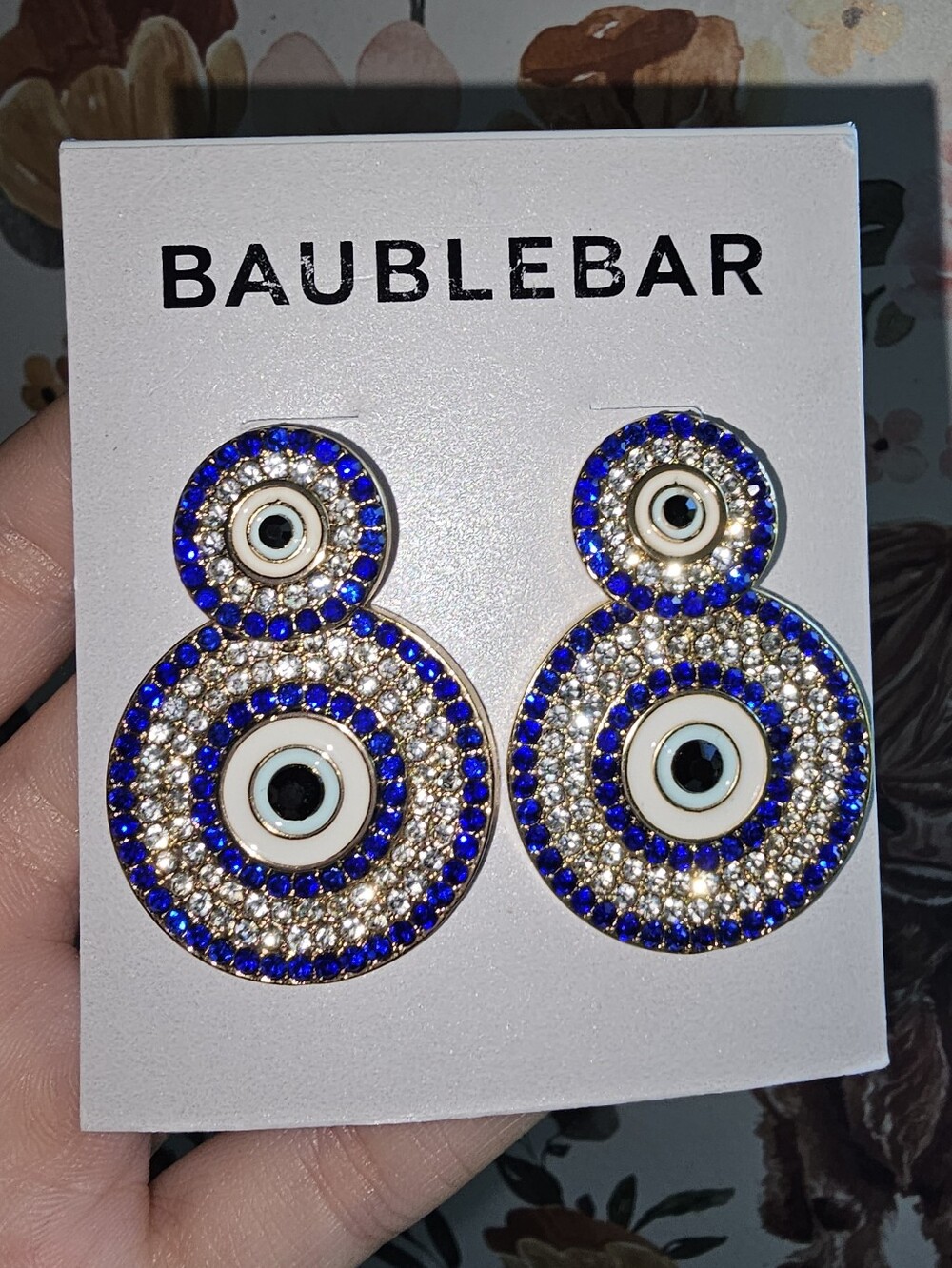 BaubleBar Evil Eye Drop Earrings
